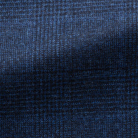 Suit - Loro Piana Neopolitan Blue Natural Stretch s120 Wool with Midnight Blue Glen check 5964 OMJ Clothing