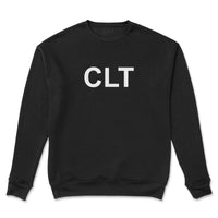CLT Felt Letter Crewneck Sweatshirts OMJ Clothing