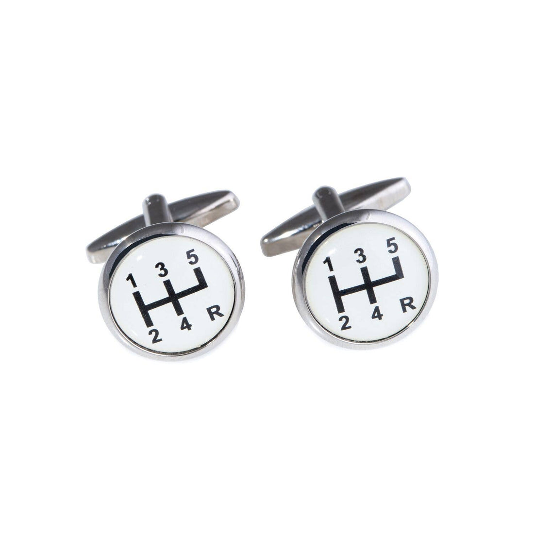 Cufflinks with Gear Shifter Design