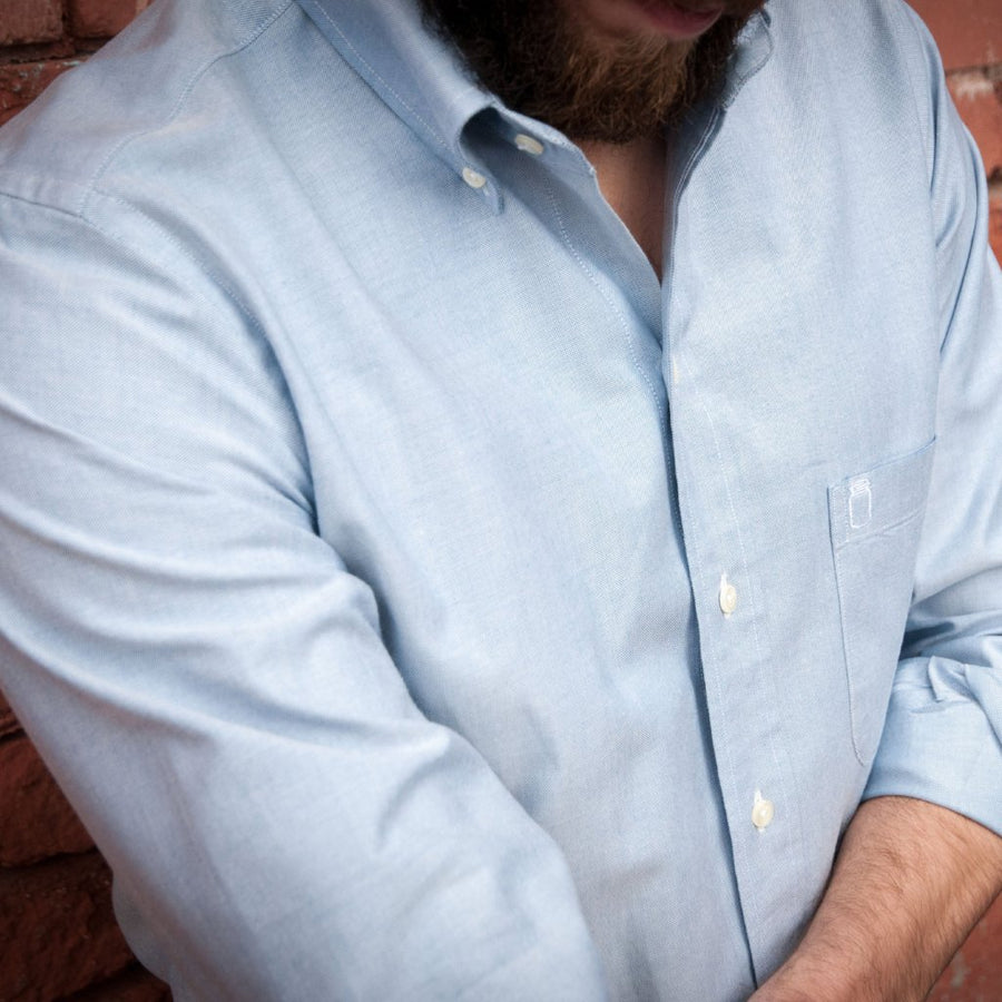 Blue Oxford